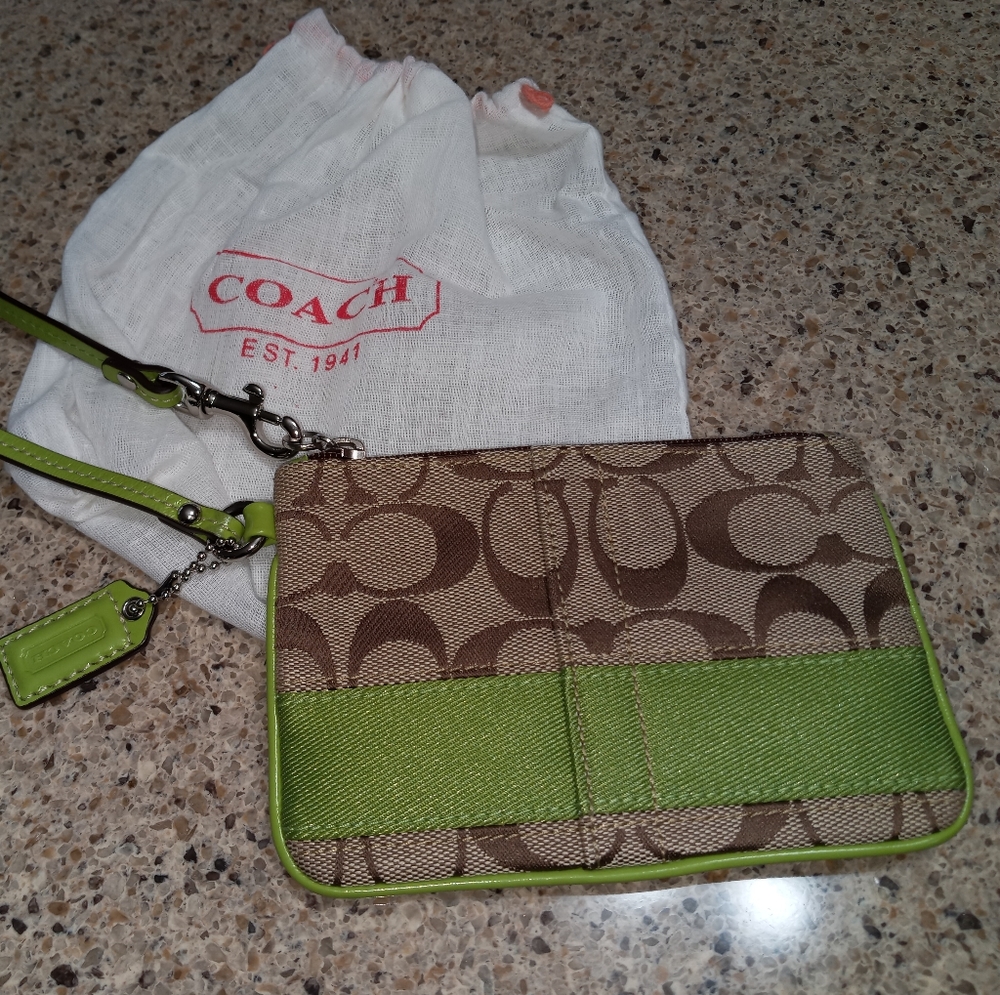 Coach wristlet
